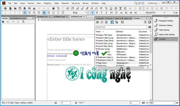 adobe-framemaker Adobe FrameMaker