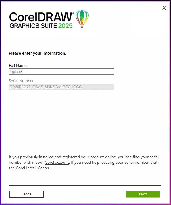 Cai dat Coreldraw 2