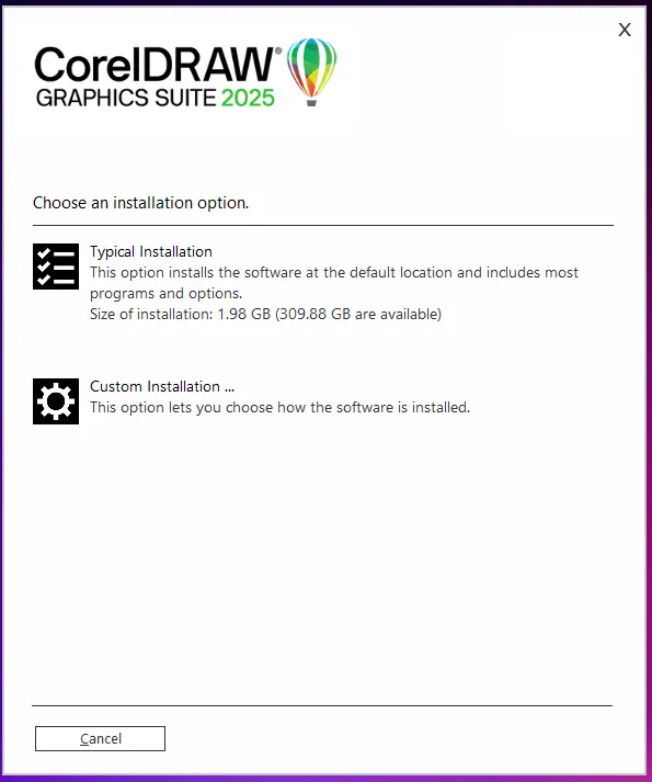 Cai dat Coreldraw 3