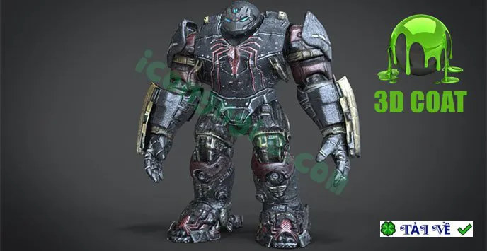 Download 3DCoat 2023 – Công cụ điêu khắc 3D chuyên nghiệp