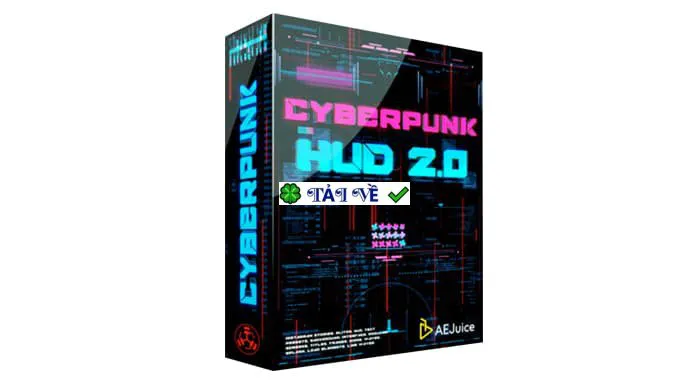 AEJuice Cyberpunk HUD: Bộ hiệu ứng đồ họa độc đáo