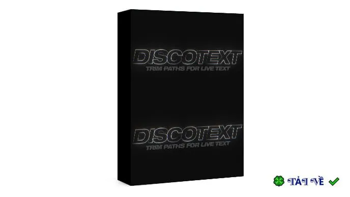 Aescripts Discotext: Plugin tạo hiệu ứng chữ AE