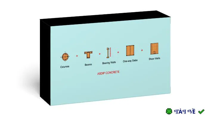 Phần mềm thiết kế bê tông ASDIP Concrete 5.2.2.4