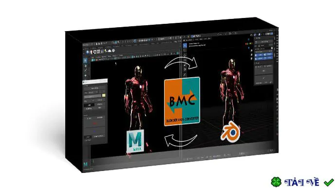 Blender Maya Converter 1.0: Chuyển đổi file giữa Blender và Maya