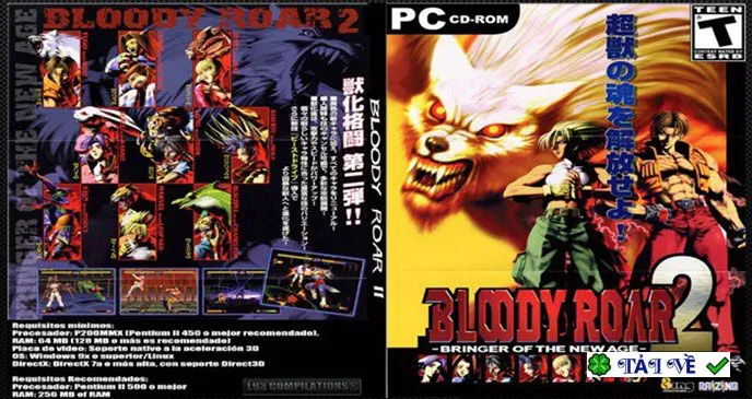 Tải Bloody Roar 2: Game đối kháng đỉnh cao