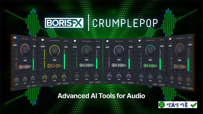 BorisFX CrumplePop Complete 2024: Phục hồi âm thanh chuyên nghiệp