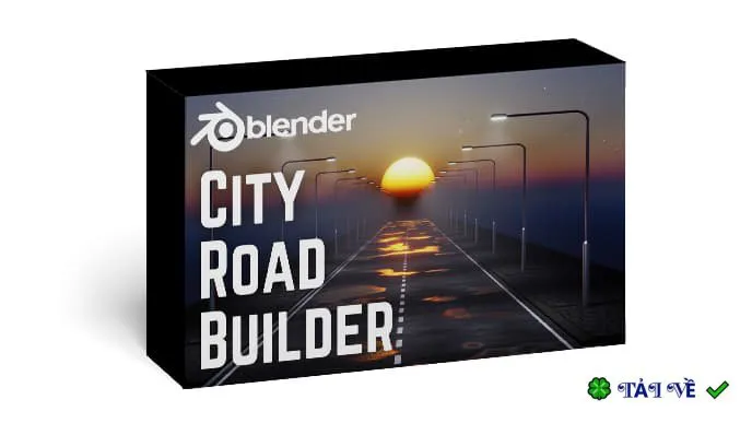 City Road Builder Pro 2.1: Giải pháp đường phố Blender chuyên nghiệp