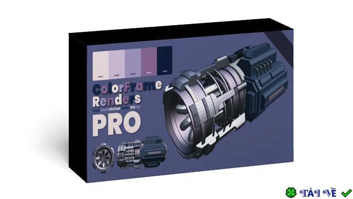 ColorFrame Renders Pro V4.1.3: Plugin Render Blender Chuyên nghiệp