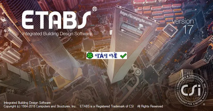 ETABS Ultimate v22: Phần mềm phân tích, thiết kế kết cấu