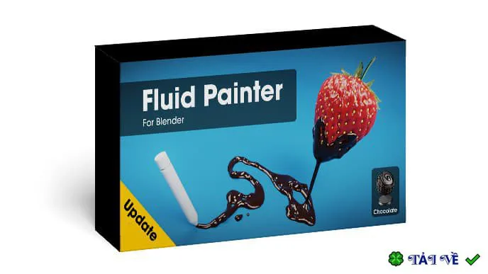 Fluid Painter 1.4.1 for Blender: Tạo hiệu ứng dòng chảy