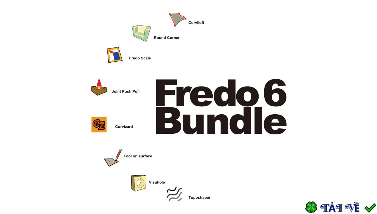 Fredo6 for Sketchup: Tăng cường khả năng Sketchup