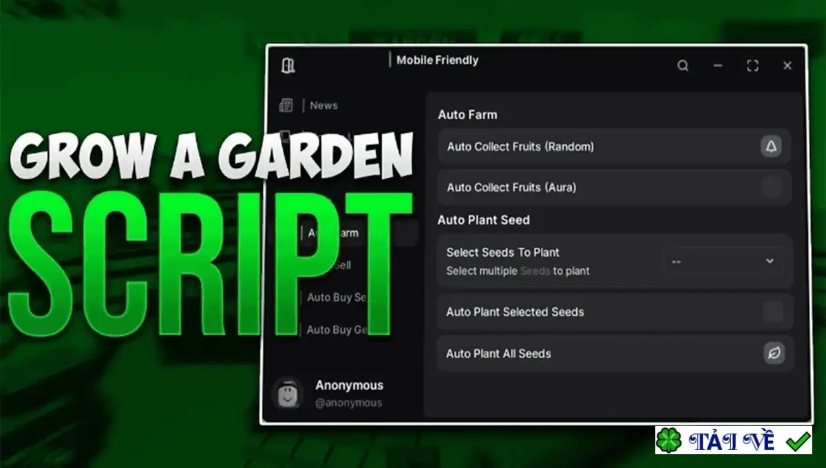 Hack Game Grow A Garden: Nâng tầm khu vườn của bạn