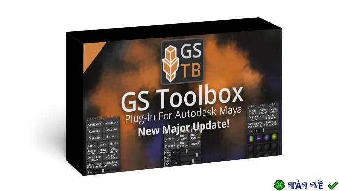 GS Toolbox v1.2 for Maya: Công cụ tăng tốc thiết kế