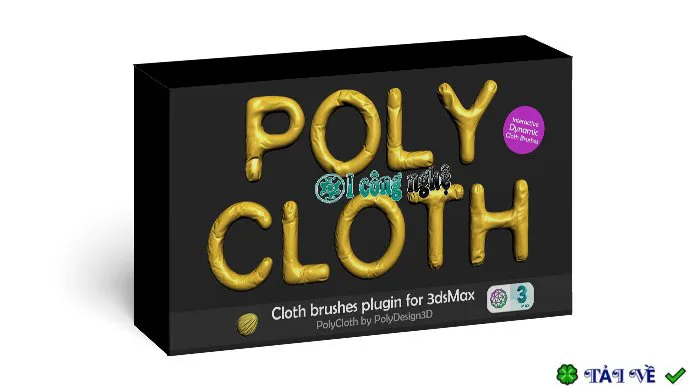 PolyCloth ClothBrush Chổi vải 3dsMax 2016-2025