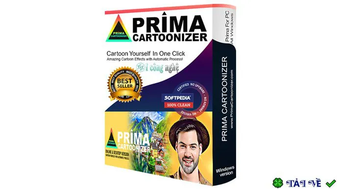 Download Prima Cartoonizer – Biến ảnh của bạn thành tác phẩm hoạt hình