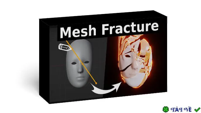 Tải Procedural Mesh Fracture v1.0 Blender – Addon phân mảnh lưới