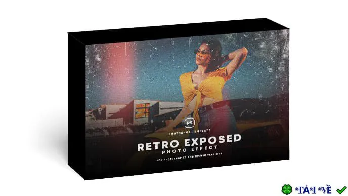 Retro exposed film effect