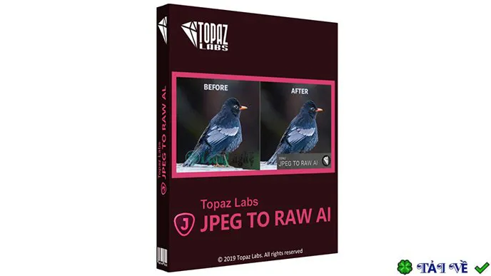 Topaz JPEG to RAW AI: Chuyển đổi JPEG sang RAW bằng AI