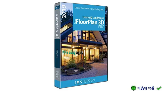 Tải TurboFloorPlan 3D Home Landscape Pro 2019 Thiết kế nhà 3D