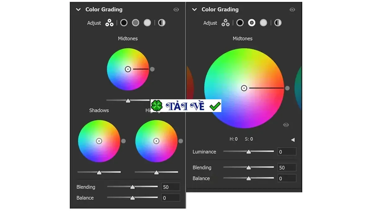 Ultimate Color Grading Color Wheel for Photoshop – Công cụ chỉnh màu
