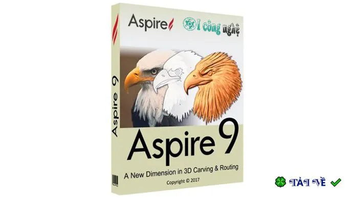 Vectric Aspire 12: Công cụ thiết kế 3D mạnh mẽ