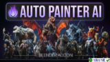 Auto Painter AI v1.0.0 for Blender: Vẽ tranh AI tự động