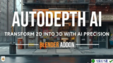AutoDepth AI v1.1.1 for Blender: Tạo chiều sâu tự động
