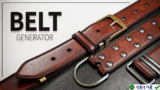 Belt Generator v4.0 for Blender: Tạo mô hình vành đai 3D