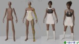 Download Adjustable Mannequin v1.3 for Blender tạo dáng