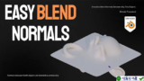 Easy Blend Normals v1.0.1 Blender: Tạo normal map dễ dàng