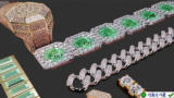 Realistic Fake Diamonds Shader for Blender Cycles/Eevee
