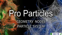 Geonodes Particle System V2.2.0 for Blender: Hiệu ứng hạt ấn tượng