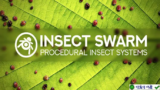 Insect Swarm 4.1 for Blender: Plugin tạo đàn côn trùng