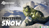Blender: Tuyết thủ tục chuyên nghiệp Procedural Snow Generator For Blender