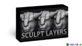 Sculpt Layers v1.0 cho Blender: Công cụ tạo lớp điêu khắc