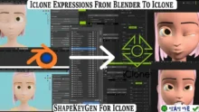 ShapeKeyGen Iclone CC4 2.70 Blender Add on For Blender Tạo Key