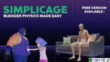 Simplicage Pro v1.7.5 Blender: Plugin tạo dáng nhân vật tối ưu