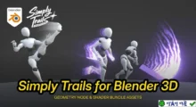 Simply Trails v1.1.0 for Blender: Plugin tạo trail dễ dàng