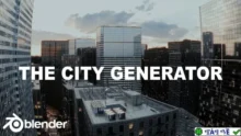 The City Generator v2.4 for Blender: Tạo thành phố 3D