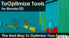 ToOptimize Tools v1.2.7.3 for Blender: Tăng tốc quy trình làm việc