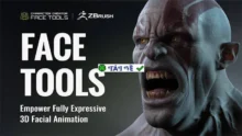 ZBrush Face Tools 1.05 Tối ưu hóa khuôn mặt cho CC 4.52
